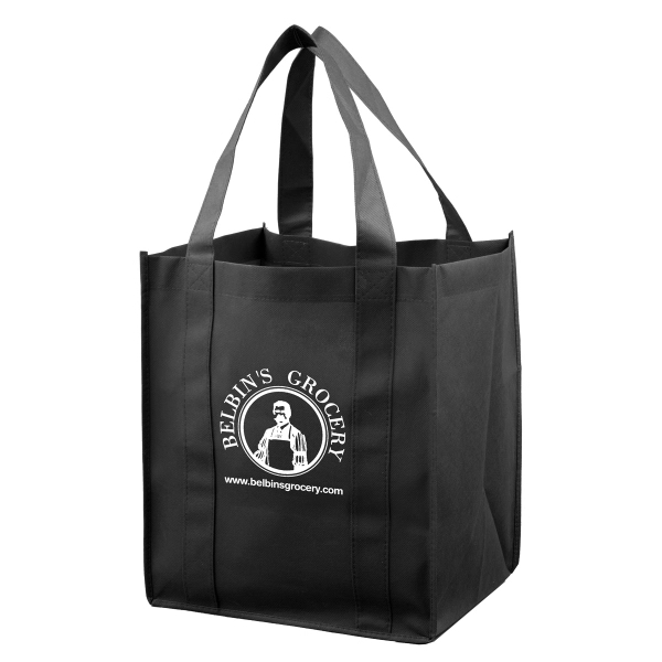 13" x 15" x 10" 80GSM non-woven polypropylene reusable grocery bag... from ASI 62660 Innovation Line