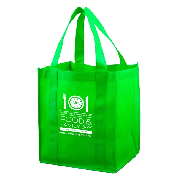 13" x 15" x 10" 80GSM non-woven polypropylene reusable grocery bag... from ASI 62660 Innovation Line