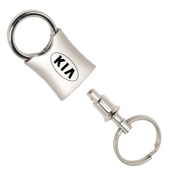 Matte finish metal pull apart keyholder.... from ASI 62660 Innovation Line