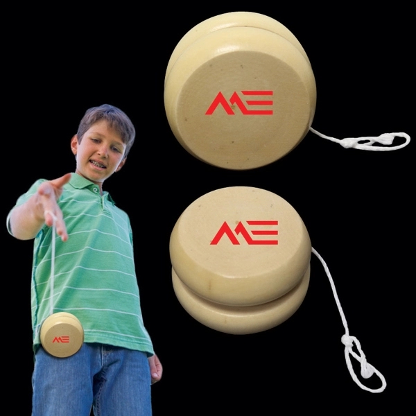 2 1/2" wooden yoyo... from ASI 42016 Brighter Promotions Inc