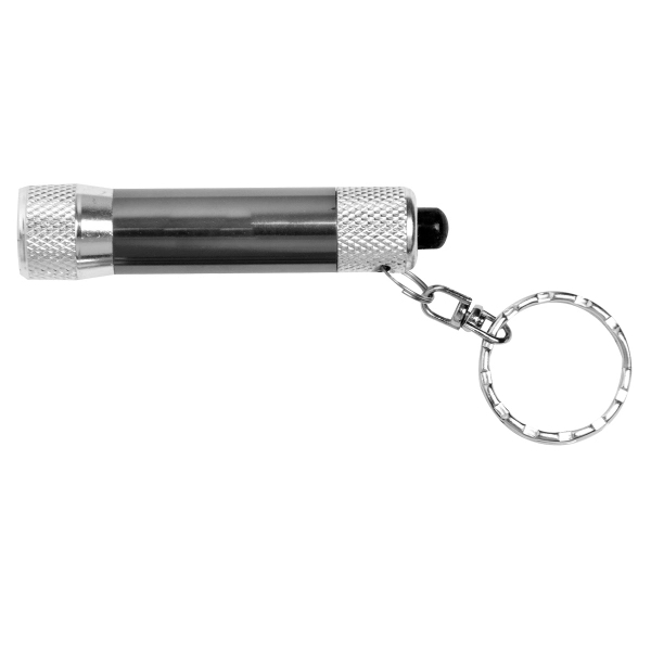 Aluminum keychain-style flashlight with 3 bright white LEDs.... from ASI 62660 Innovation Line
