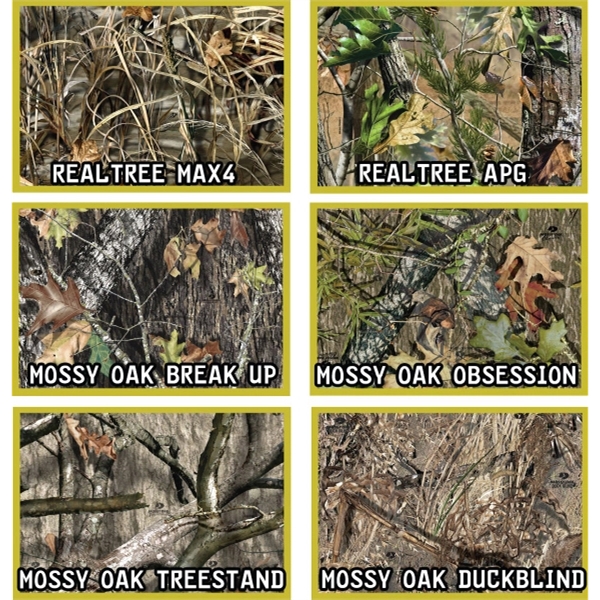 Mossy oak or Realtree Trademark Camo Premium Collapsible Foam 10oz Can... from ASI 63009 J I T Manufacturing Inc / Just in Time JIT Promo
