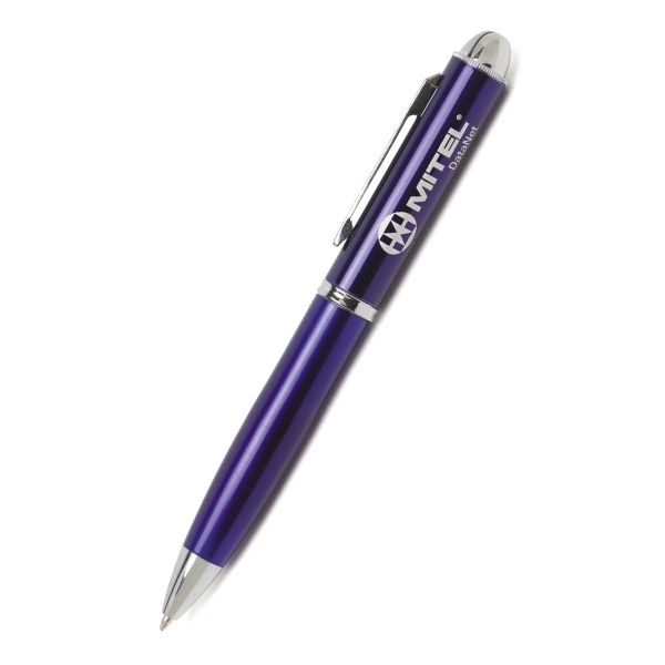 5 1/2" x 5" aluminum twist-action ballpoint pen and laser pointer.... from ASI 62660 Innovation Line