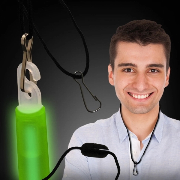 36" black material lanyard breakaway connector.... from ASI 42016 Brighter Promotions Inc / Chemical Light™