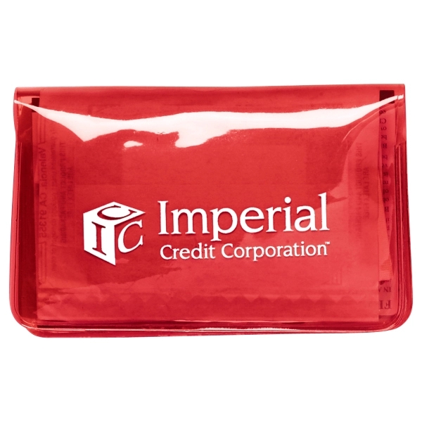 10 piece first aid kit packaged inside a vinyl pouch... from ASI 62660 Innovation Line