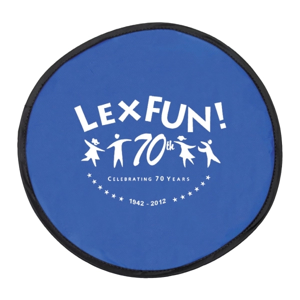 10" collapsible nylon flyer in a handy pouch.... from ASI 62660 Innovation Line