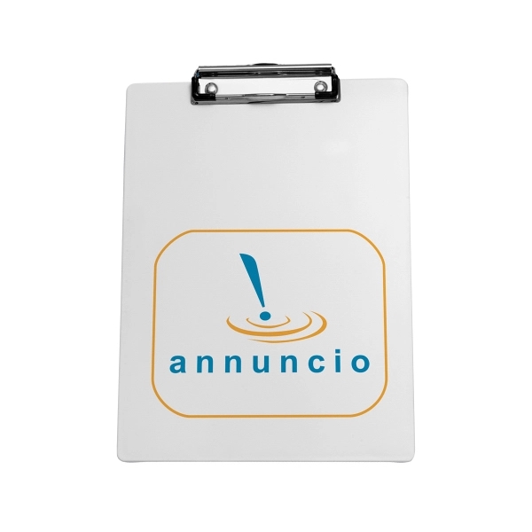 9" x 12" letter size polystyrene plastic clipboard with metal clip.... from ASI 62660 Innovation Line