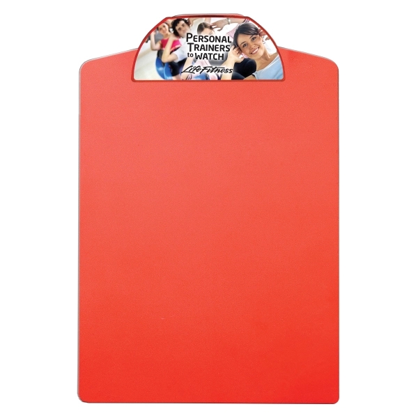 9" x 13" letter size polystyrene plastic clipboard with plastic clip.... from ASI 62660 Innovation Line