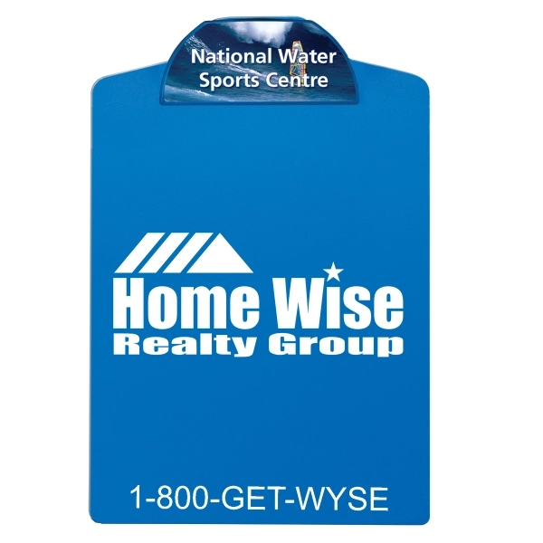 9" x 13" letter size polystyrene plastic clipboard with plastic clip.... from ASI 62660 Innovation Line