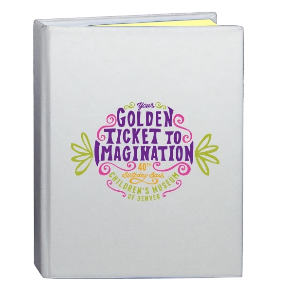 3 1/4" x 4 1/8" 80 sheet notebook with 25 sticky... from ASI 62660 Innovation Line
