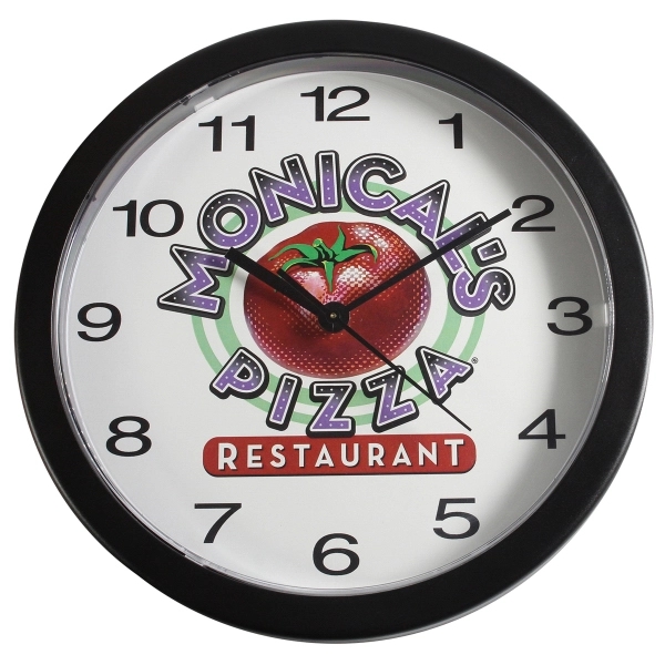 10" wall clock with large imprint area.... from ASI 62660 Innovation Line