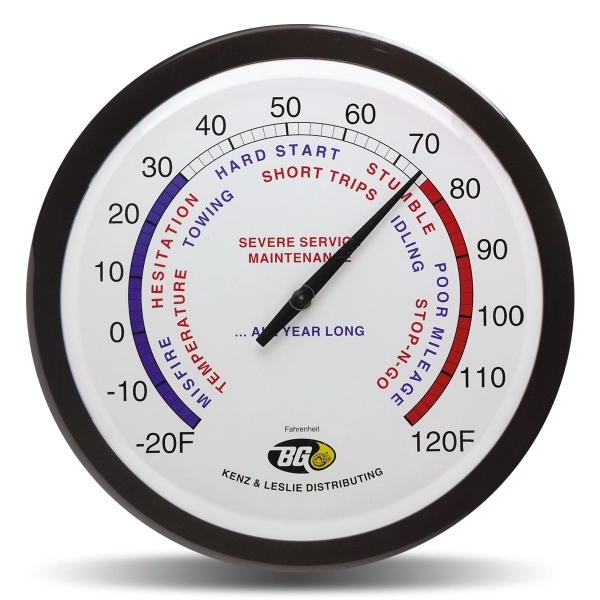 14" wall thermometer with large imprint space.... from ASI 62660 Innovation Line