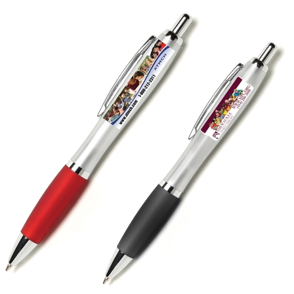 Ballpoint pen with black ink and colored grip.... from ASI 62660 Innovation Line