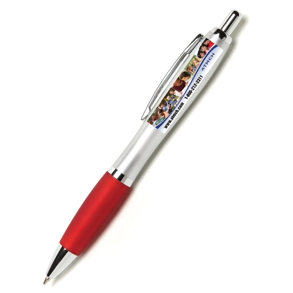 Ballpoint pen with black ink and colored grip.... from ASI 62660 Innovation Line