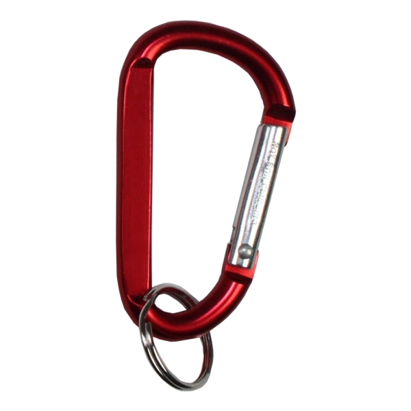 Metal carabiner with split ring.... from ASI 62660 Innovation Line