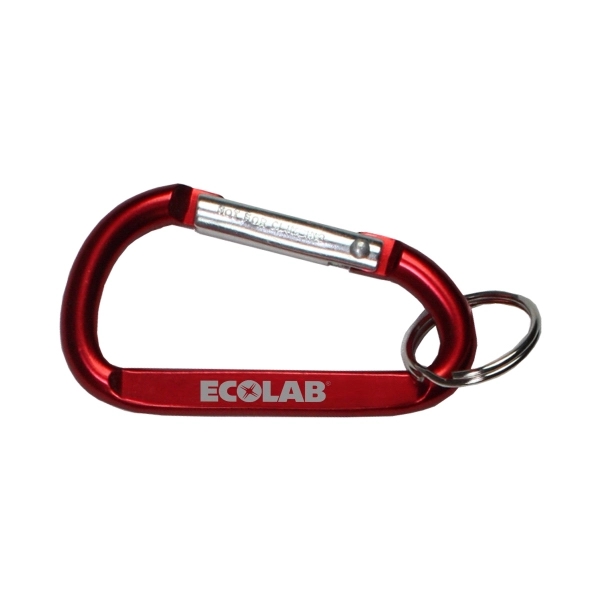 Metal carabiner with split ring.... from ASI 62660 Innovation Line