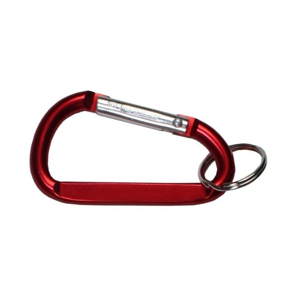 Metal carabiner with split ring.... from ASI 62660 Innovation Line