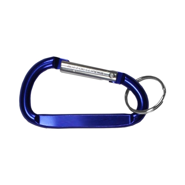 Metal carabiner with split ring.... from ASI 62660 Innovation Line