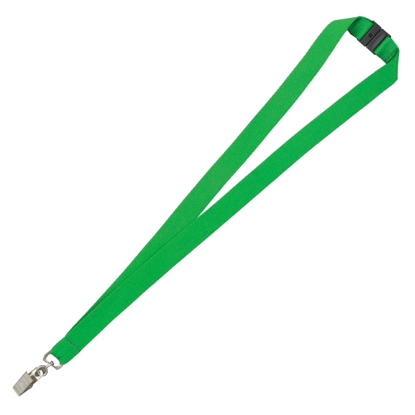 18" x 3/4" polyester lanyard with breakaway safety release buckle and... from ASI 62660 Innovation Line