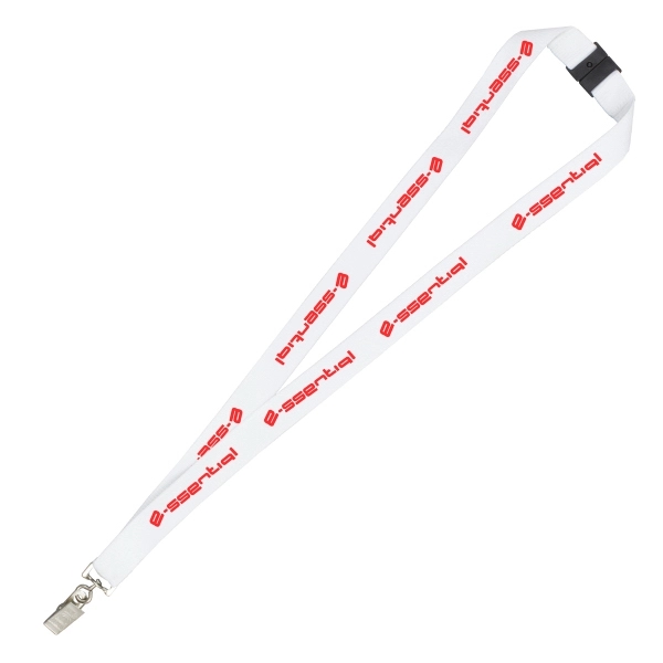 18" x 3/4" polyester lanyard with breakaway safety release buckle and... from ASI 62660 Innovation Line