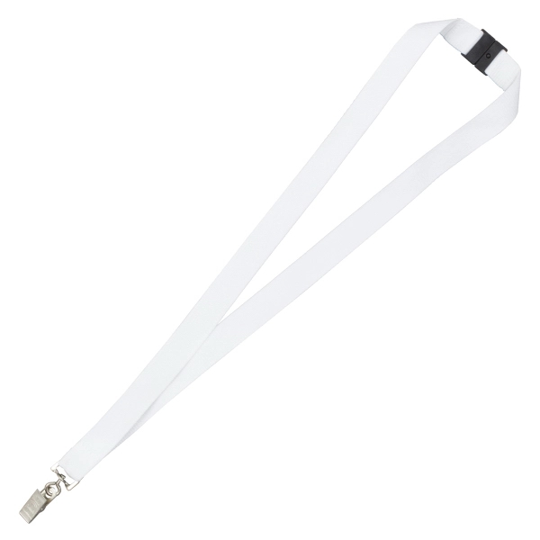 18" x 3/4" polyester lanyard with breakaway safety release buckle and... from ASI 62660 Innovation Line