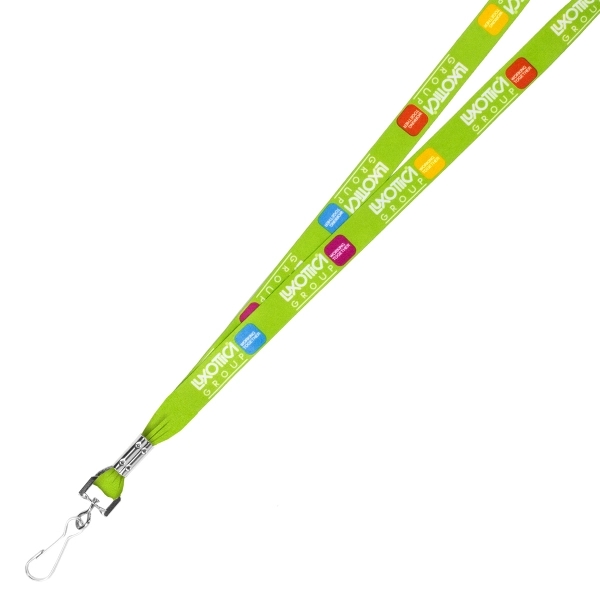 18" x 1" polyester multi-color lanyard with choice of connection hardware.... from ASI 62660 Innovation Line