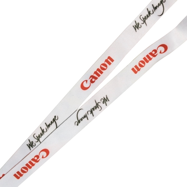 18" x 1" polyester multi-color lanyard with choice of connection hardware.... from ASI 62660 Innovation Line