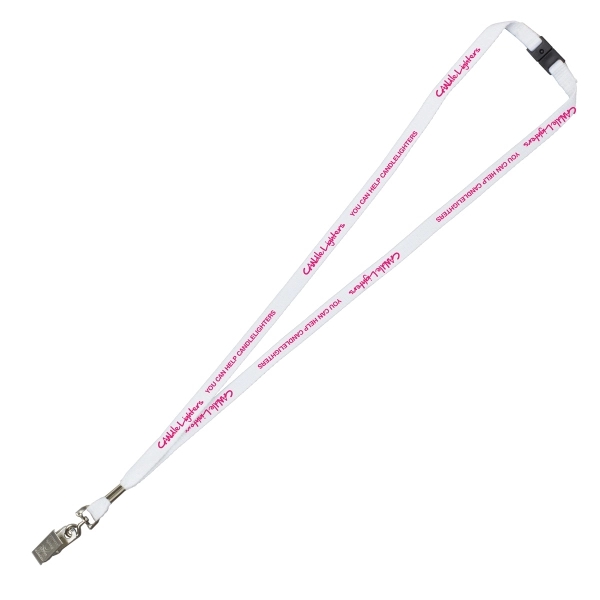 18" x 3/8" polyester lanyard with breakaway release buckle.... from ASI 62660 Innovation Line