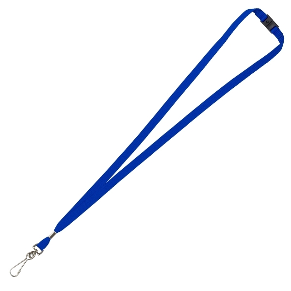 3/4" or 3/8" thick 18" polyester lanyard with metal swivel clip.... from ASI 62660 Innovation Line