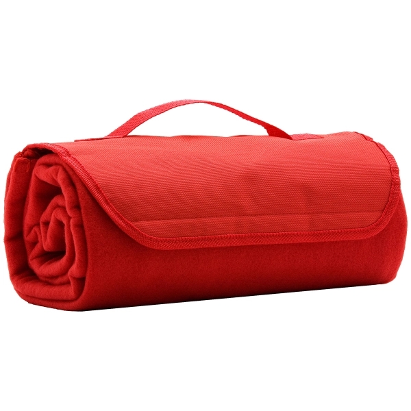 48" x 53" roll-up blanket made of 100% soft polyester fleece... from ASI 62660 Innovation Line