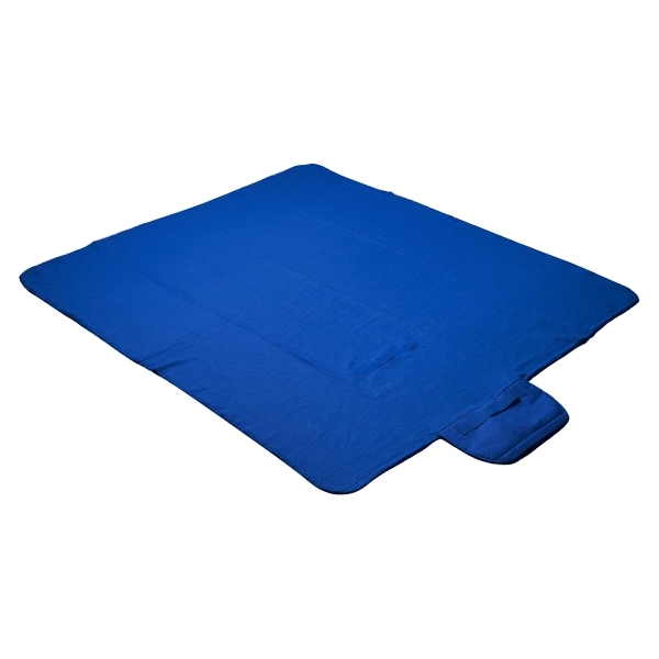 48" x 53" roll-up blanket made of 100% soft polyester fleece... from ASI 62660 Innovation Line