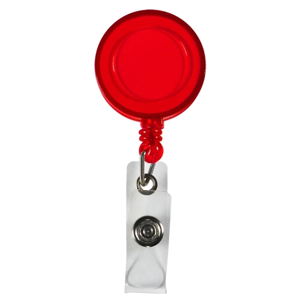 Retractable 30" badge reel with metal slip clip backing.... from ASI 62660 Innovation Line