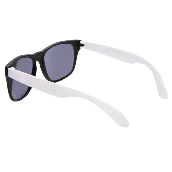 Adult sized sunglasses with black plastic frames and acrylic lenses.... from ASI 62660 Innovation Line