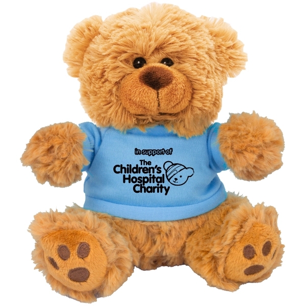 6" plush teddy bear with choice of t-shirt color.... from ASI 62660 Innovation Line