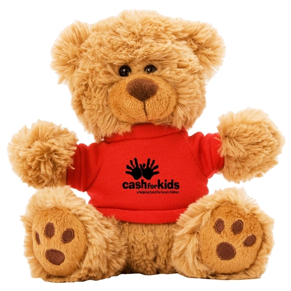 6" plush teddy bear with choice of t-shirt color.... from ASI 62660 Innovation Line