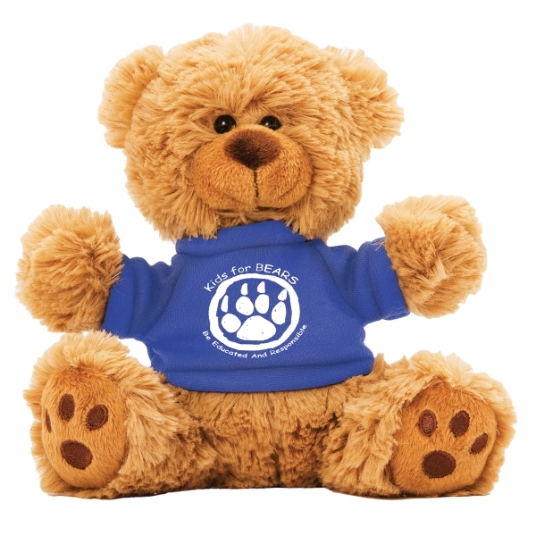6" plush teddy bear with choice of t-shirt color.... from ASI 62660 Innovation Line
