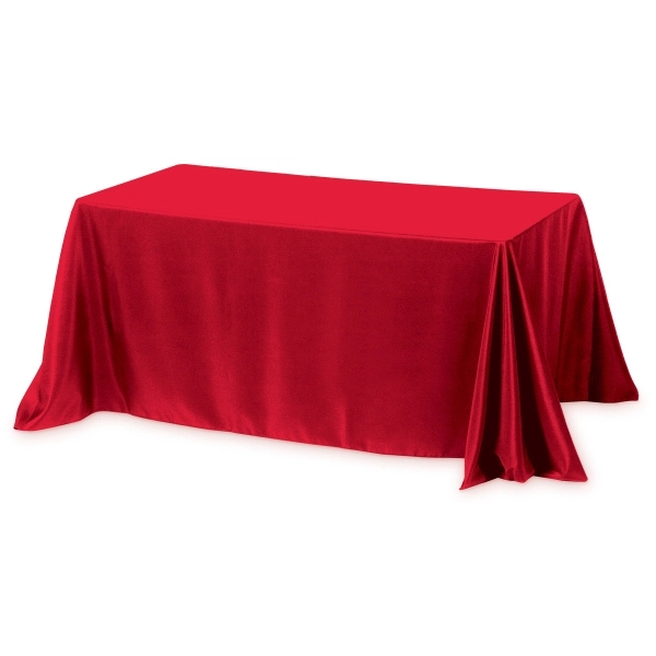 Throw-style, 4-sided table cover made of polyester fabric; fits a 6... from ASI 62660 Innovation Line
