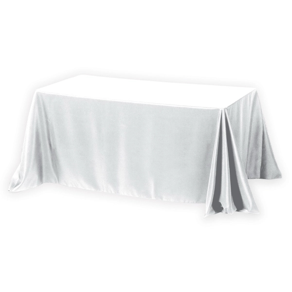 Throw-style, 4-sided table cover made of polyester fabric; fits a 6... from ASI 62660 Innovation Line