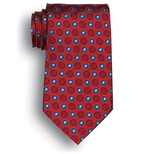 Red Ellison Bay polyester woven tie.... from ASI 98085 Wolfmark