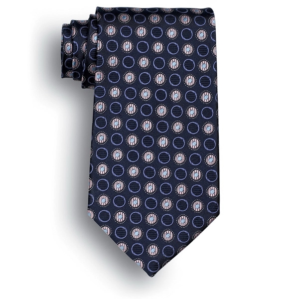 Navy blue Ellison Bay silk woven tie.... from ASI 98085 Wolfmark