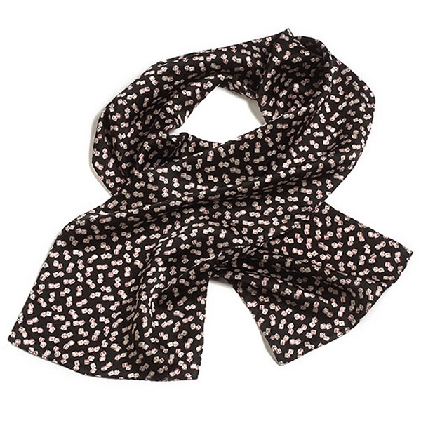 Black 8" x 45" High Roller dice pattern novelty scarf.... from ASI 98085 Wolfmark