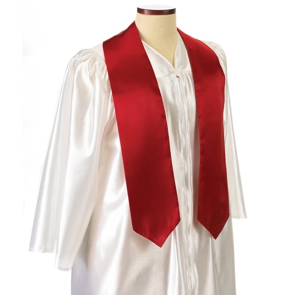Red 72" bridal satin graduation sash.... from ASI 98085 Wolfmark