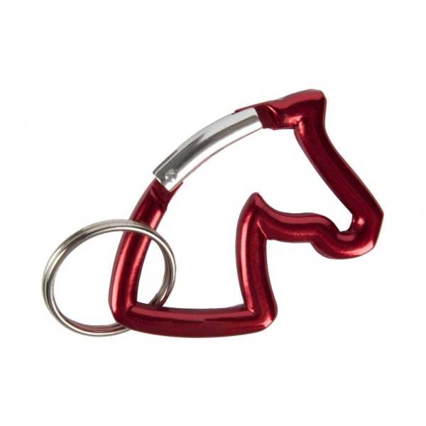 Horse head carabiner key chain.... from ASI 43442 ZZ DROPPED - High Caliber Line USA / High Caliber Line