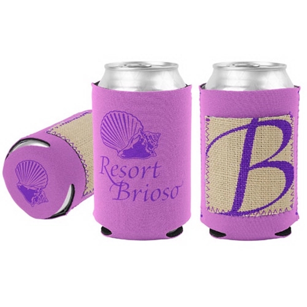 Neoprene Can Insulator with Burlap/Neoprene Pocket.... from ASI 74710 Numo / NUMO Kolder