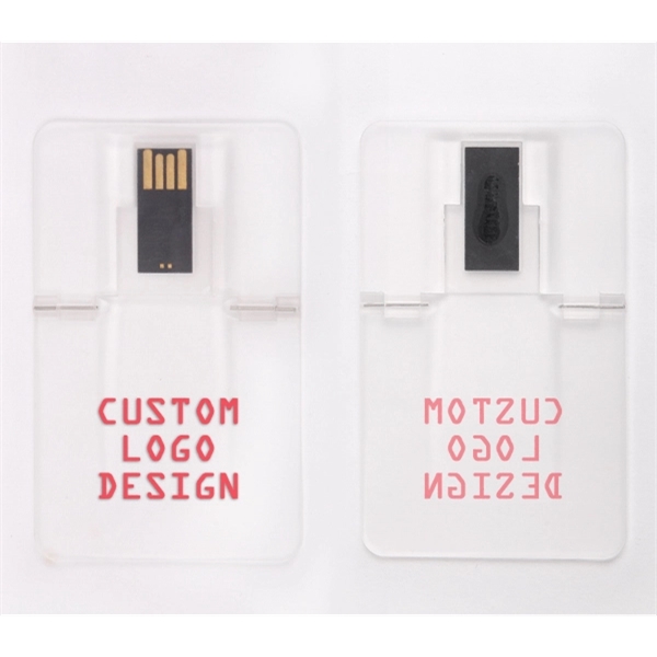 Transparent 2.0 USB flash drive with custom colors and multiple memory... from ASI 37218 Athena Promo (tm)