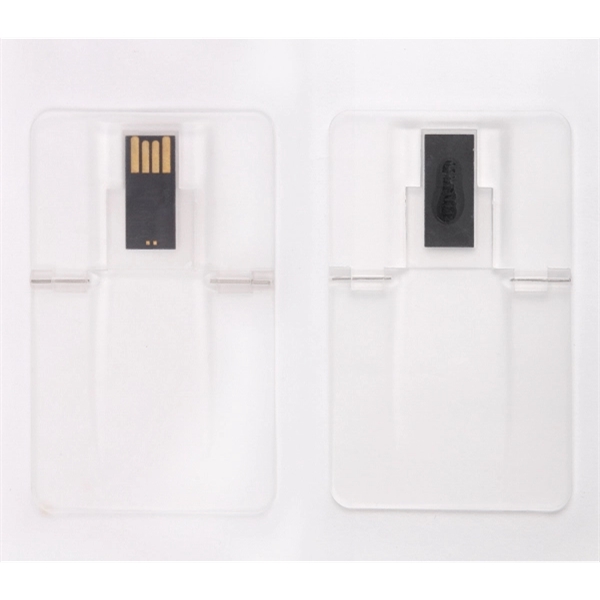 Transparent 2.0 USB flash drive with custom colors and multiple memory... from ASI 37218 Athena Promo (tm)