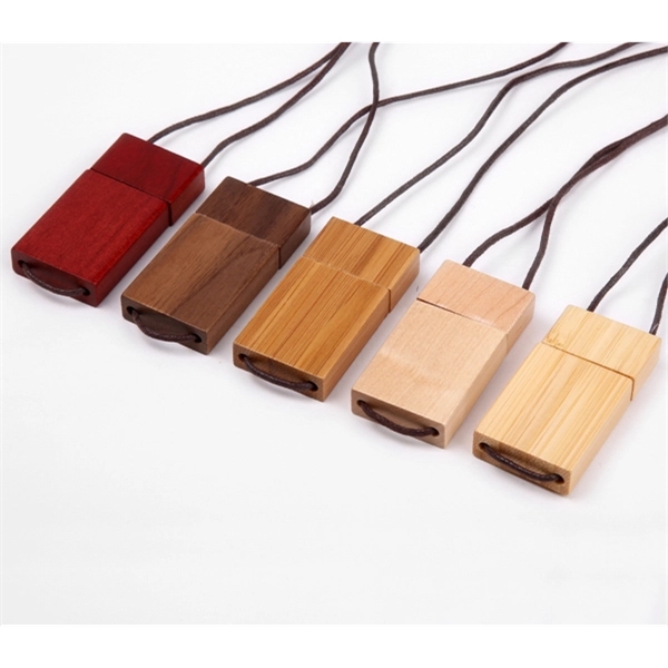 USB flash drive made of wood with multiple finishes, capacities, and... from ASI 37218 Athena Promo (tm)