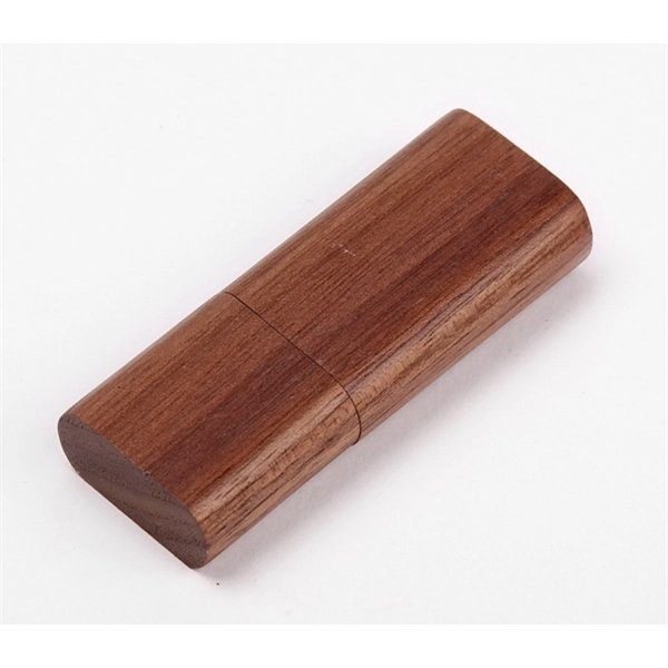 Rectangular 2.0 wooden USB flash drive with a snug cap and... from ASI 37218 Athena Promo (tm)