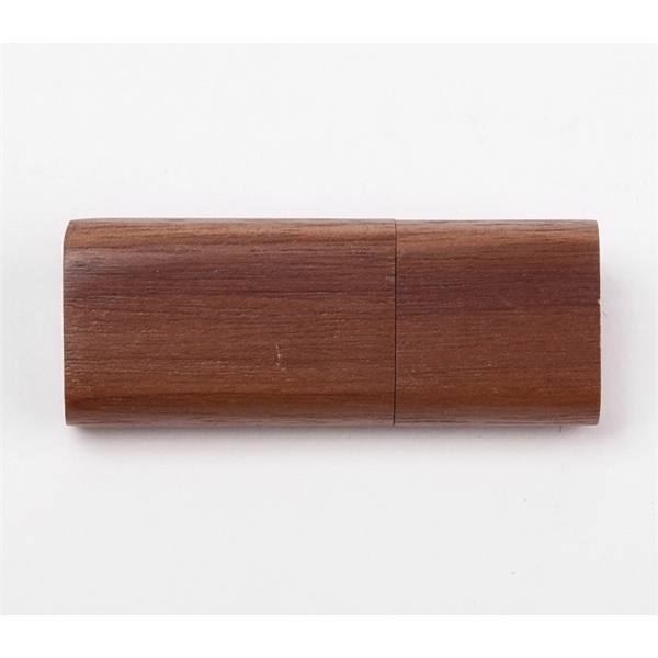 Rectangular 2.0 wooden USB flash drive with a snug cap and... from ASI 37218 Athena Promo (tm)