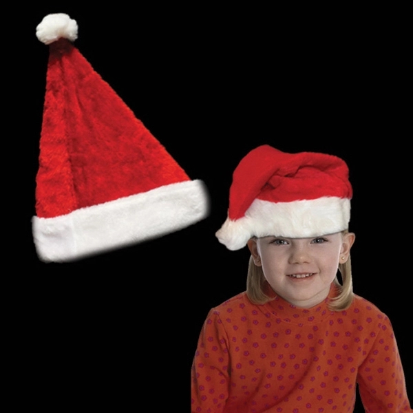 Plush Santa Claus hat for children... from ASI 42016 Brighter Promotions Inc